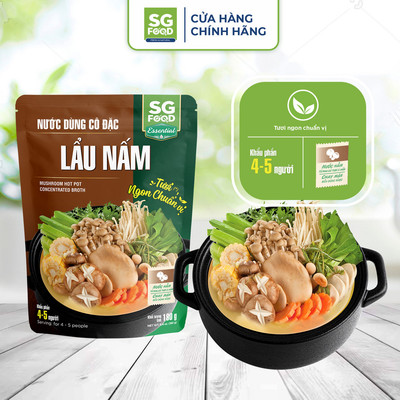 Nước dùng cô đặc Lẩu Nấm SG Food 180gr
