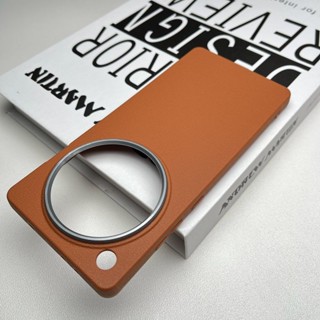 Dành Cho Tecno Camon 30s 40 30 20 Pro Spark 30 20 Pro Plus 4G 5G Matte Titanium Lichee Họa Tiết Da Vỏ Điện Thoại Khung Ống Kính Kim Loại Vỏ Cứng Chống Sốc