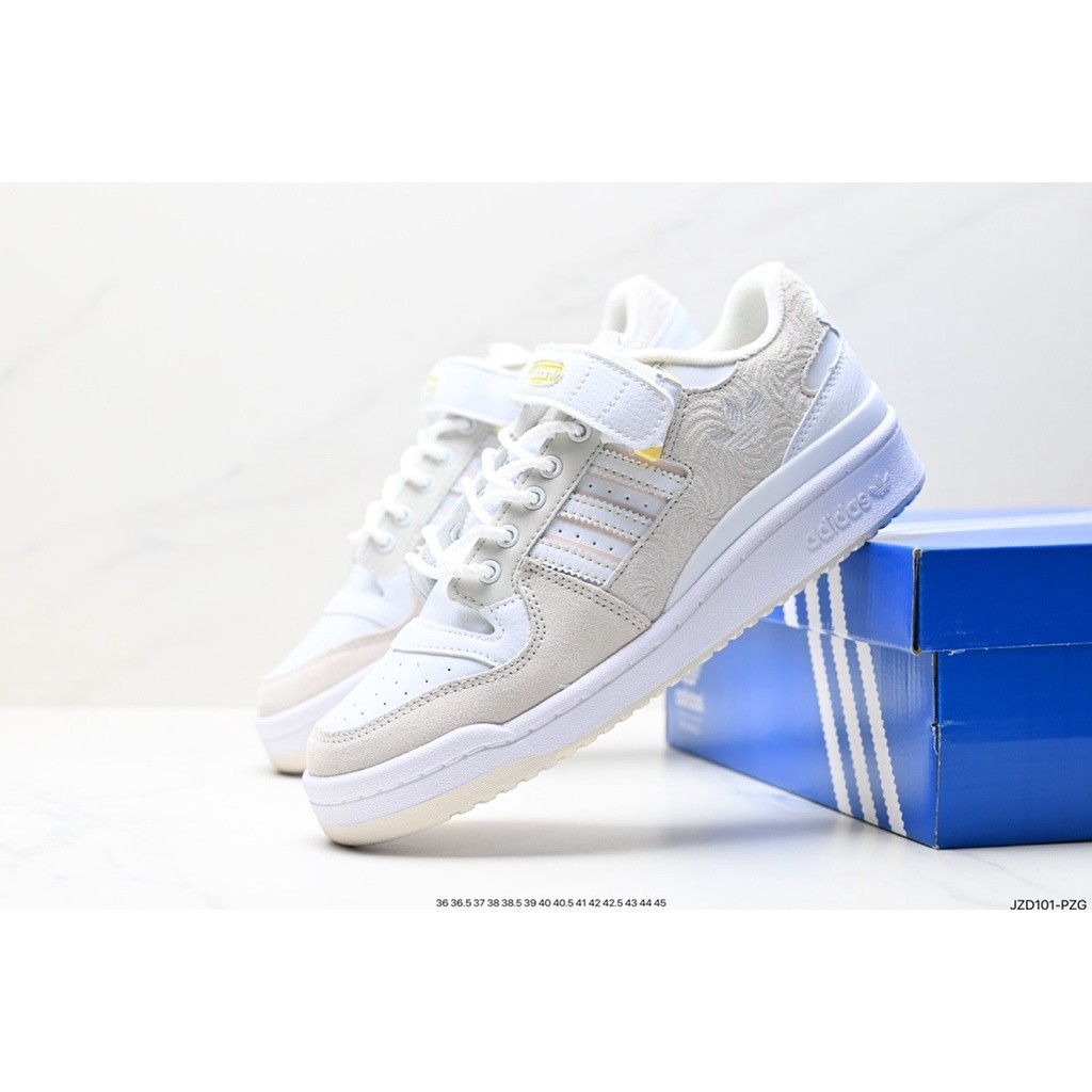 Giày Thể Thao Adidas Originals Forum 84 Cổ Thấp Quai Dán Phong Cách Retro