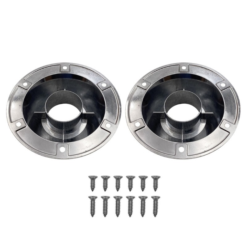 Mojito RVs Bề Mặt Gắn Kim Loại Chân Bàn Chân Đế 6-1 2 Đường Kính Cho 2-1 4 Cực RVs Motorhome Phụ Kiệ