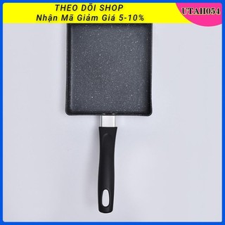 Chảo rán mini 13x18cm màu đen nhỏ gọn phong cách Nhật Bản