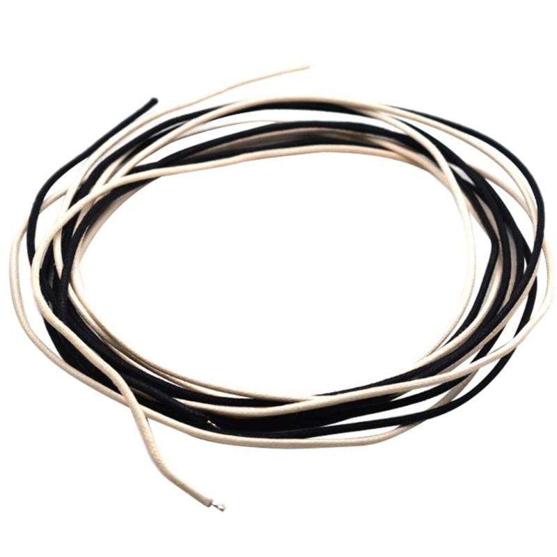 Youn Dây Đàn Guitar Vải-Covered Pre-Tinned 6 5Feet Pushback 22 Awg Vintage Đàn Guitar Dây
