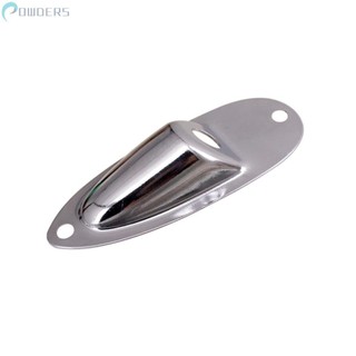 ⭐ READY STOCK ⭐-NEW-Guitar Input Jack Plate Socket Socket Plate Input Jack Jack Plate Metal【POWDERS-VN】