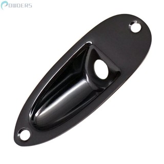 ⭐ READY STOCK ⭐-NEW-Guitar Input Jack Plate Socket Socket Plate Input Jack Jack Plate Metal【POWDERS-VN】