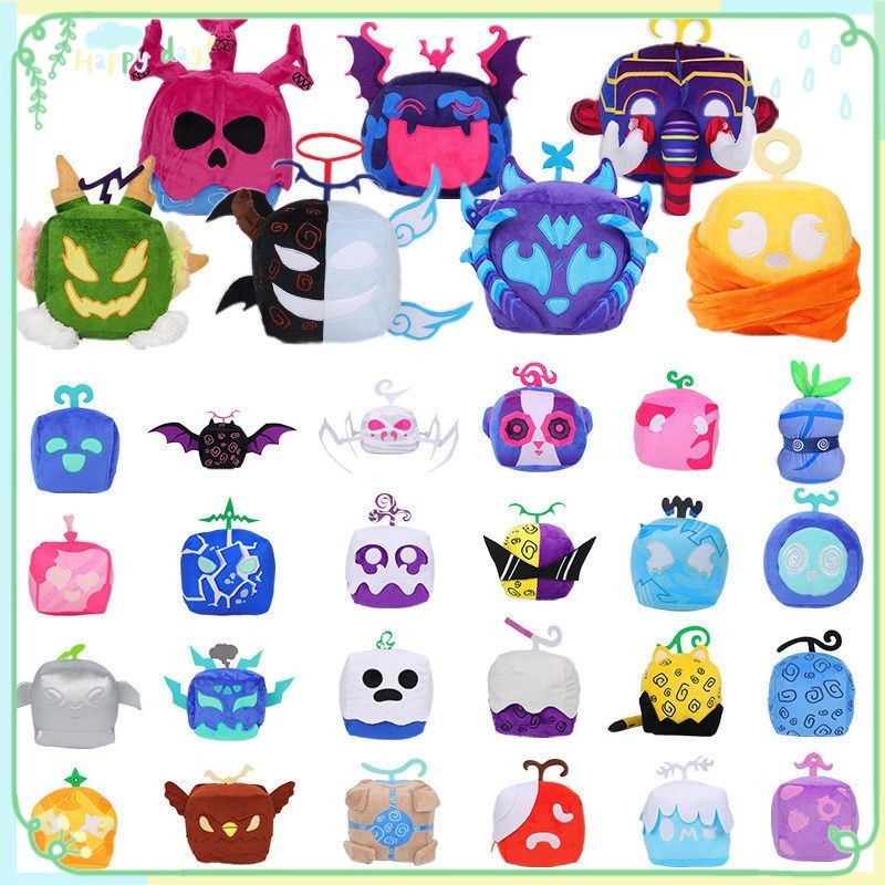 [COD] Blox Fruits Plush Doll Anime Game Thú nhồi bông búp bê trái ác quỷ Đồ chơi sang trọng Trang tr