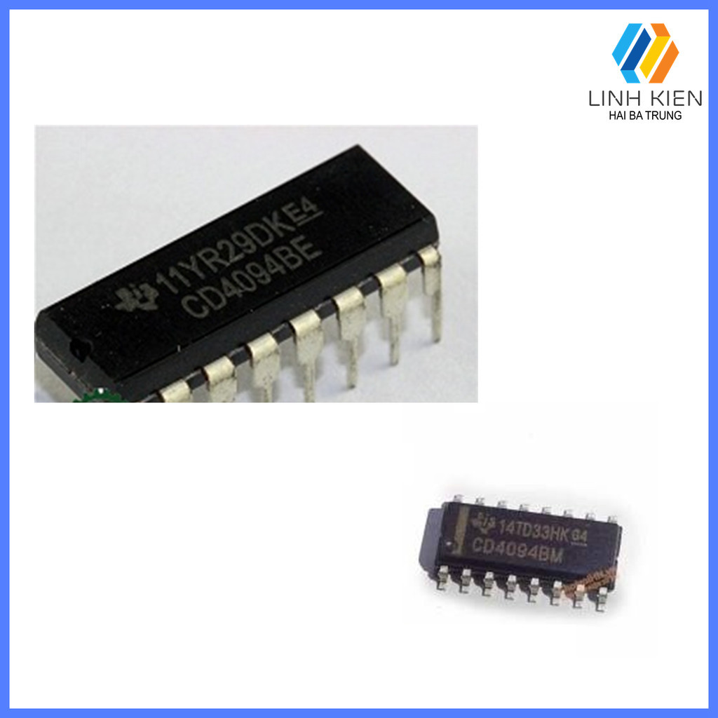 [Có Sẵn] Linh Kiện IC CD4094 DIP 16 Chân