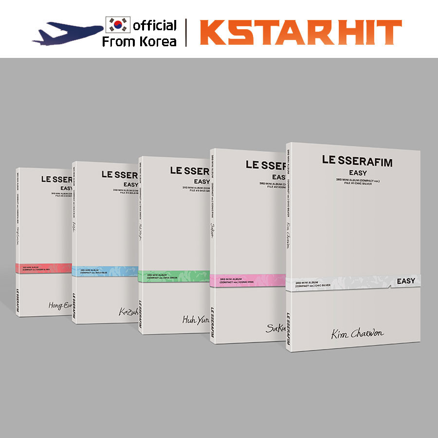 (+POB /COMPACT ver.) LE SSERAFIM - 3rd Mini Album [EASY]