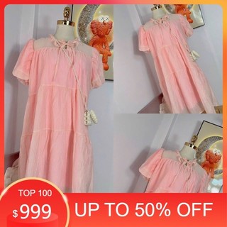 ĐẦM BABY DOLL THỚT NƠ VOAN BIG SIZE [Ảnh chụp] XUÂN NGÂN