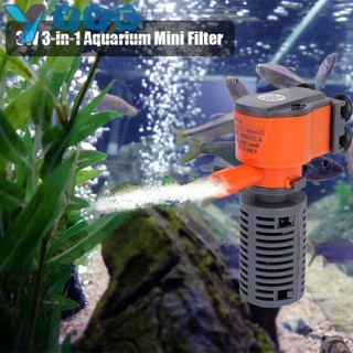 Yve 1 bộ lọc bể cá, máy bơm nước ac220-240v chìm bể cá, máy bơm không khí oxy 3 trong 1 3w / 5w bền đẹp cho bể cá nhỏ