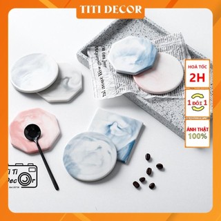 Dĩa vân đá decor nhà cửa, chụp ảnh, trang trí cửa hàng - TiTidecor