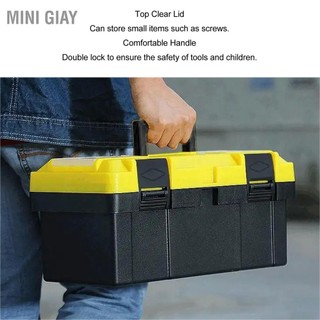 Mini Giay Hộp đựng dụng cụ bằng nhựa lưu trữ đa năng gia di động dành cho thợ thủ công Dụng phần cứng điện