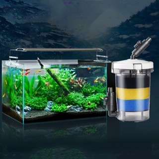 Bộ lọc bể cá trước LYNDON, Thùng lọc bể cá siêu yên tĩnh 6W, Nhựa trong suốt chuyên nghiệp có bộ lọc Bộ lọc bể cá bằng bông Bộ lọc trước tại nhà