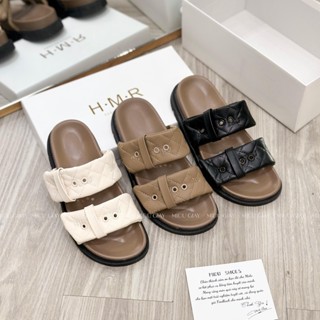 Dép MIDU MIN Thêu Quai Mềm 3 Màu 4 Phân