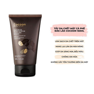 Combo Tẩy Da Chết Mặt Và Body Cà Phê Đắk Lắk Cocoon (150ml + 200ml)