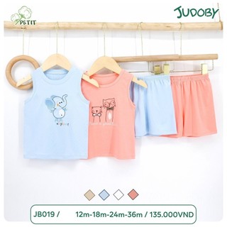Cao cấp - jb019 bộ quần áo ba lỗ sát nách petit judoby cho bé trai, bé gái