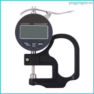 Đồng hồ đo độ dày mặt số kỹ thuật số điện tử yin 0-1 trong 25 hệ mét 4 mm