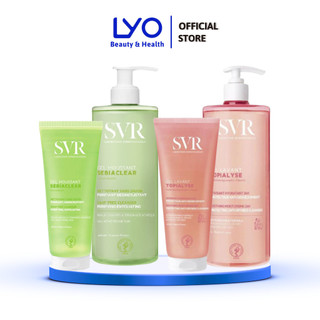 Sữa rửa mặt svr sebiaclear gel moussant & topialyse gel lanvant 200ml - 400ml