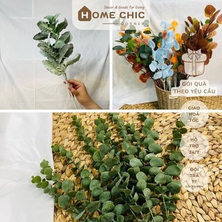 Cành lá decor lá giả trang trí phụ kiện chụp ảnh nhiều mẫu | HOME CHIC CORNER