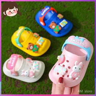  Dép Sandal Đế Mềm Bằng Nhựa eva Thời Trang Mùa Hè Cho Bé Trai Gái 