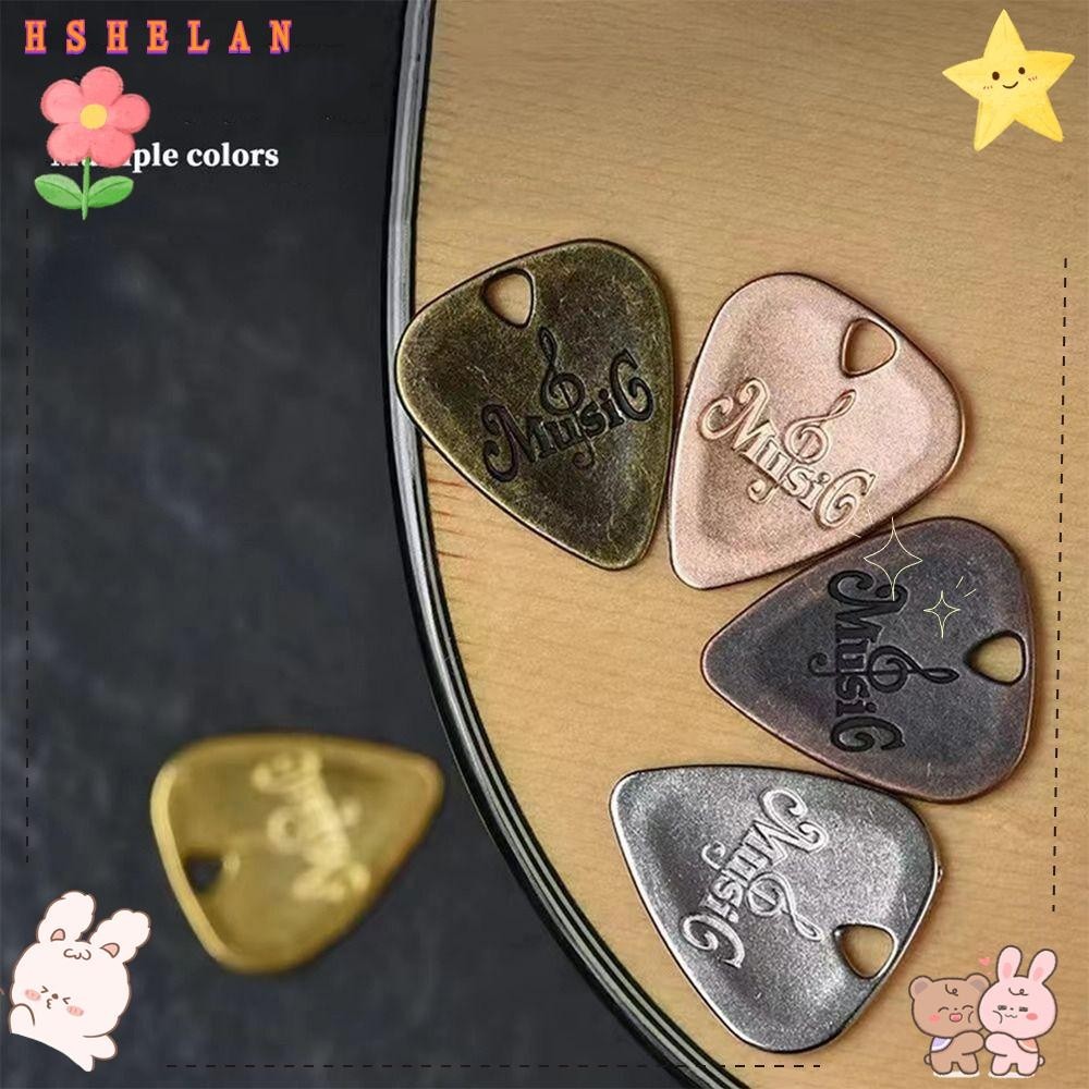 Hshelan Đàn Guitar Acoustic, Đàn Guitar Điện Thay Thế Bass Kim Loại Đàn Guitar Pick, Đàn Guitar Điện Accesorios Hợp Kim Kẽm Lấp Lánh Đàn Guitar Pick Beatpicks