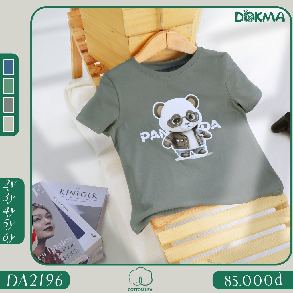 Áo cộc tay Dokma bé trai DA2196 (2-6Y)