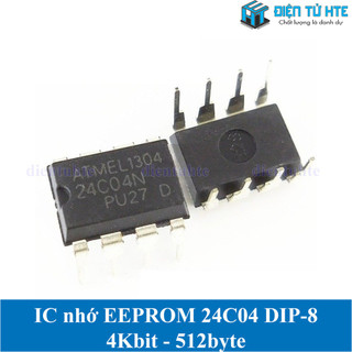 Bộ 3 con IC nhớ EEPROM 24C04 AT24C04 DIP-8