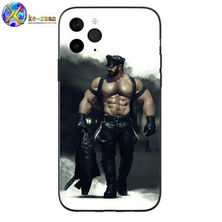 Thích Hợp Cho iphone11 Ốp Lưng Điện Thoại iphone Cơ Nam Gấu Mạnh Ốp Điện Thoại Siêu Mỏng Đơn Giản Apple 14PROMAX DSCH