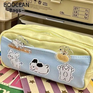 Văn phòng phẩm, Túi đựng bút chì dây kéo dung lượng lớn đa chức năng, Túi đựng đồ in hình chó con Đồ dùng học tập dành cho học sinh