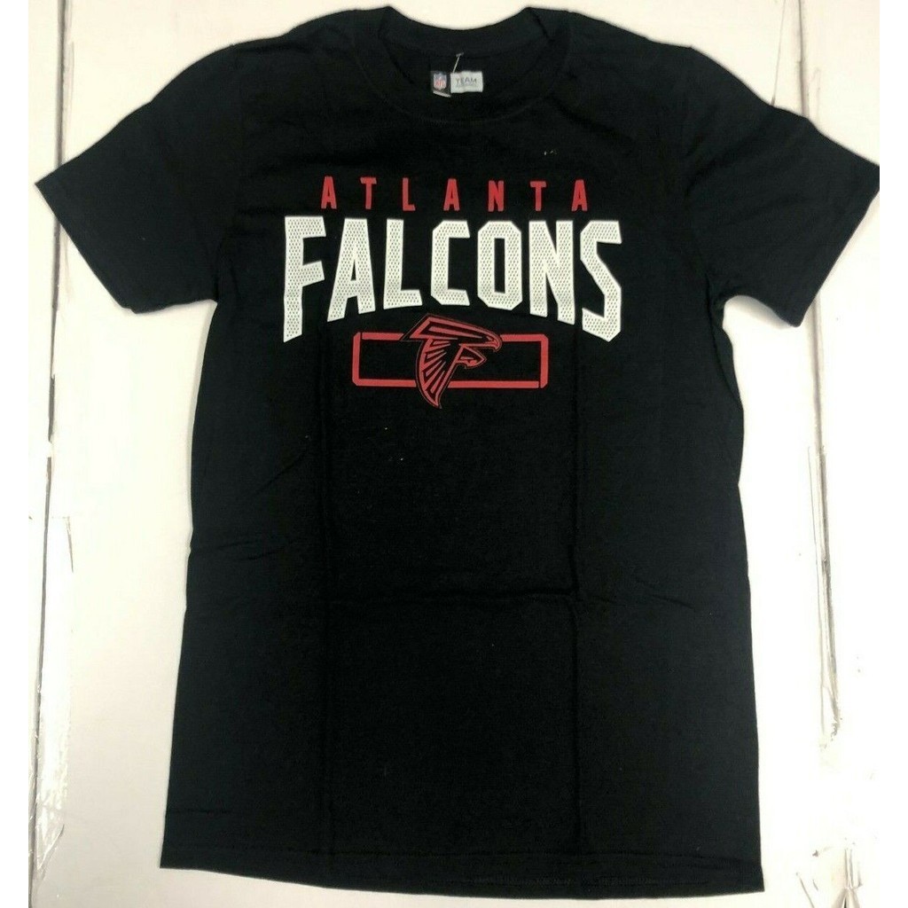 Áo thun nam cổ tròn màu đen Atlanta Falcons chọn kích thước