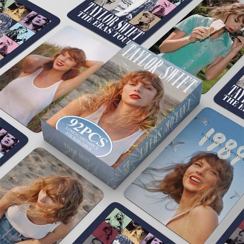 92 Tờ Châu Âu Mỹ Taylor Swift Thẻ Ảnh Taylor Swift Thẻ Ảnh Khuôn Dán Hai Mặt lomo Thẻ