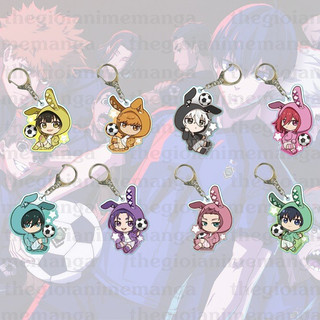 Móc khóa in hình BLUE LOCK ver THỎ TINH NGHỊCH anime chibi Mica trong acrylic quà tặng dễ thương  MK_ĐH