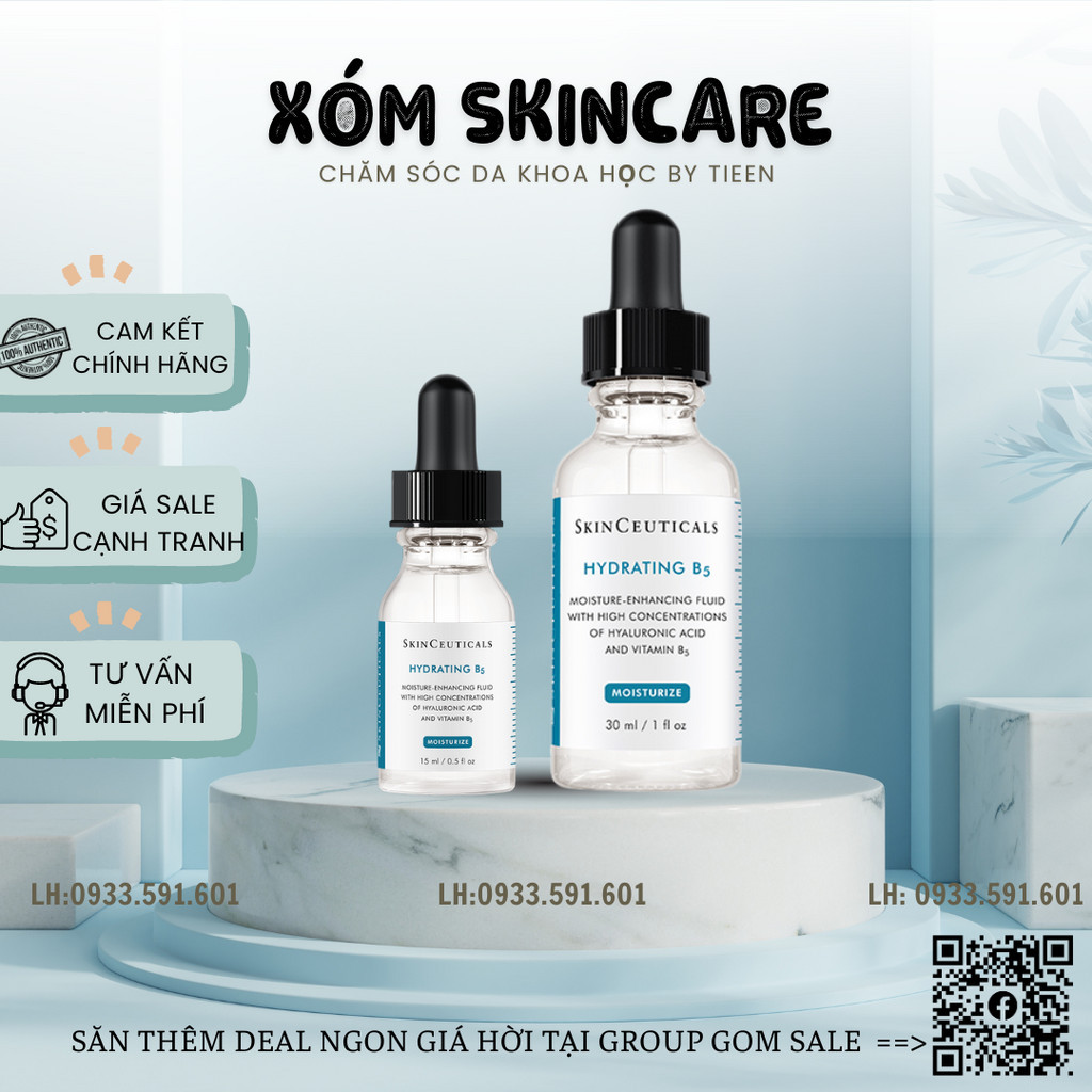 Skinceuticals Hydrating B5 – Serum Dưỡng Ẩm và Phục Hồi Da