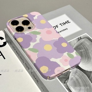 Phim Graffiti Flower Apple 15 Ốp Điện Thoại Thích Hợp Cho iPhone 14 Plus XR Độc Đáo 13 ProMax 11promax 7 Plus Vỏ Cứng 12 ProMax 8 Plus 11 XS Max 15 Pro Vỏ Bảo Vệ Chống Sốc
