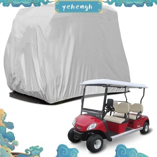 4 Hành Khách Golf Cart Cover 210D Oxford Chống Thấm Nước Chống Bụi Mái Bao Mưa Cho EZ GO, Câu Lạc Bộ Xe, Yamaha yehengh