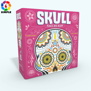 Skull Party Game - Bluffing and Strategy Board Game