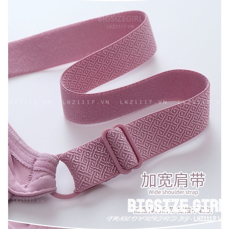 Áo lót không gọng Áo ngực nữ Bigsize Áo bra nữ trung niên nâng ngực mỏng 50kg 100kg