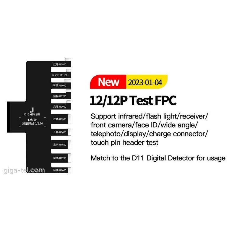 Cáp Test Dùng Cho Đồng Hồ JC - D11- IP 12/12Pro