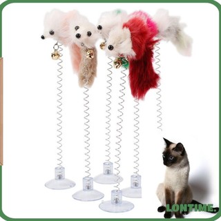Đồ chơi hình chuột giả có gắn lông cho mèo cưng