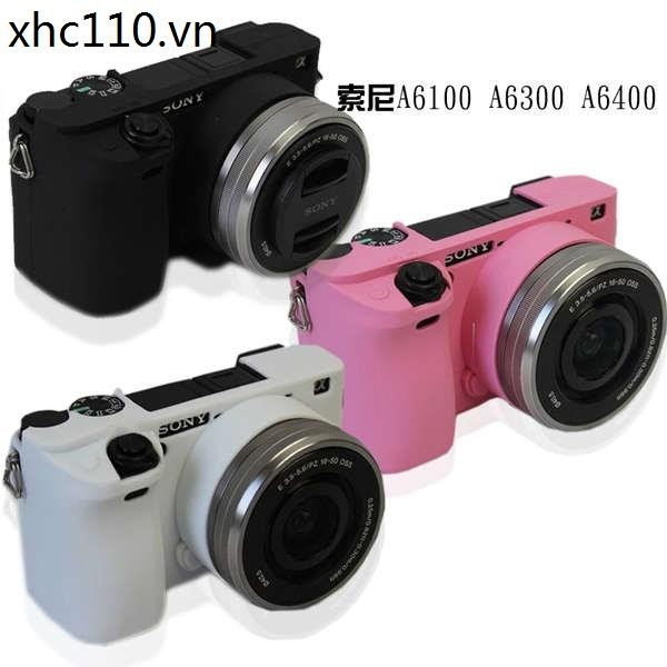 Nission Thích hợp cho Túi đựng máy ảnh Sony ZV-E10 chấy-6400l Vỏ silicon a6100 ZVE10 Vỏ bảo vệ A6300 A6600 Micro Single Pack A6600 ILCE-6600