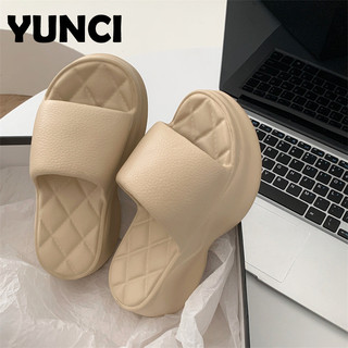 YUNCI dép cross dép kiểu nữ đi chơi Nhẹ Đa dụng Đa dạng Bảnh bao FYT2430WTQ 13Z240330