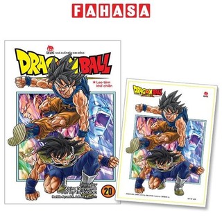 Sách dragon ball super - tập 20: lao tâm khổ chiến - tặng kèm postcard