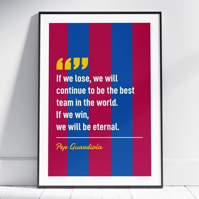 POSTER BÓNG ĐÁ ⭐️ Tranh Của HLV Pep Guardiola - Tranh Treo Tường - Wall Decor - FREESHIP