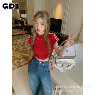 Girl's Paradise áo phông áo thun nữ croptop baby tee Thời trang Trendy Phong cách Xu hướng WTX24401EY 14Z240403