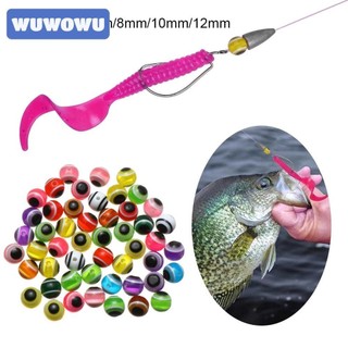 WUWOWU 100 Cái / 60 Cái / 50 Chiếc Mắt Cá Hạt Câu Cá Màu Hỗn Hợp Chất Lượng Cao Đẹp-Thiết Kế