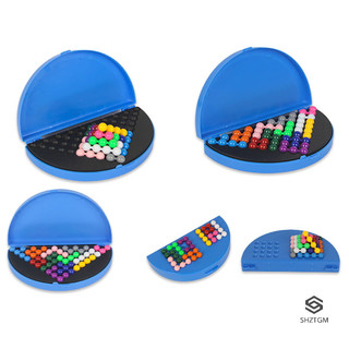  3D Smart Magic Hạt đầy màu sắc Thử thách IQ Puzzler Trò chơi du lịch dành cho trẻ em và người lớn Đồ chơi Montessori trí tuệ xây dựng kỹ năng nhận thức Mới