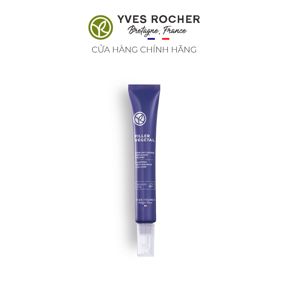 Kem Dưỡng Mắt Chống Nhăn Yves Rocher Filler Vegetal Anti Wrinkles Plumping Eye Care Tube 14ml