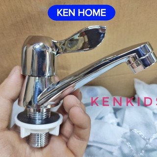 Vòi rửa mặt , vòi lavabo lạnh xi bóng ken home