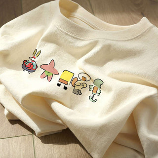 AAA Spongebob Squarepants In Hình Áo Thun Nữ Ins Hợp Thời Trang Rời Giảm Béo Thiết Kế Sense Niche mơ Cotton Nửa Tay Top