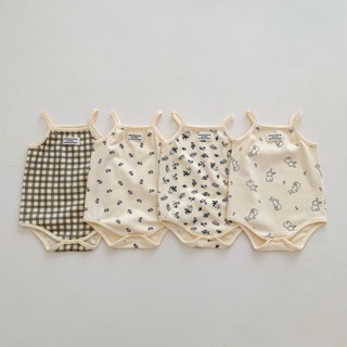 Body chip Bodysuit 2 dây cho bé trai bé gái Áo liền liền quần mùa hè SLH243