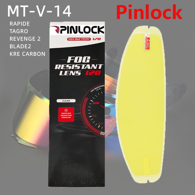 [2024NEW] Ống kính Pinlock MT-V-14 Phù hợp cho MT RAPIDE / TAGRO / RVENGE 2 / BLADE2 / KRE CARBON Tấ